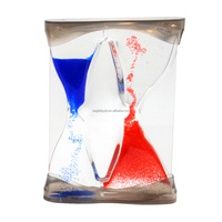 Sablier unique rotatif à huile et à eau, minuteur de jeu de société, fonctionnement inversé, design Art Déco, longue durée