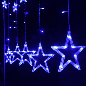 Christmas <b>LED</b> <b>lights</b>, Christmas <b>star</b>-shaped <b>lights</b>, Christmas decorations (220V power supply) - Product Image 5