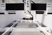 Mesin Pemotong Busa Polyurethane/EPS 3D Sculpture CNC Router 4 Axis dengan Kepala Ayun dan Sumbu Putar Spindle Tunggal