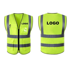 Gilet <span class=keywords><strong>de</strong></span> sécurité réfléchissant haute visibilité multi-poches pour la circulation routière, la construction et la sécurité au travail - Product Image 6