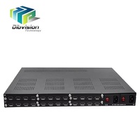 (Q924M16A) Modulador Codificador ISDB-T H.264 HD de 24 Canales con 16 Frecuencias, Gran Venta