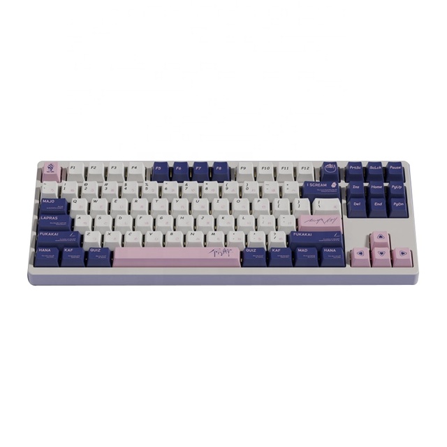 Key&Kaf  Theme Dye Sublimation Keycaps PBT Cherry Profile 142 Keys for MX Switch Mechanical Keyboard