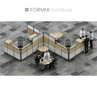 Meubles de bureau modernes, poste de travail en cubique pour centre d'appels, table de travail, cloison de bureau, bureau d'ordinateur, poste de travail modulaire pour 2 personnes