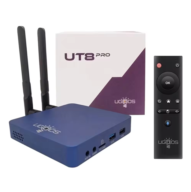 UGOOS UT8 PRO Android 11.0 Quad Core TV Box 4GB 32GB RK3568 1000M LAN WiFi6 4K Media Player