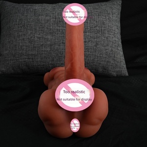 Jouets sexuels pour adultes, poupées d'amour réalistes demi-corps, godemichés et pénis réalistes pour hommes gays sans tête, 2,2 kg, aides à la masturbation homme-homme - Product Image 3