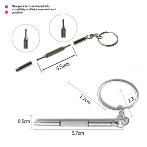 Tournevis à lunettes trois-en-un en acier inoxydable, tournevis de précision multifonctionnel, acier à haute vitesse résistant à la corrosion - Product Image 4
