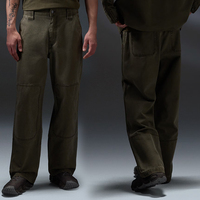 Celana Panjang Pria Hudao Premium Bahan Katun Ringan Model Kargo Lebar untuk Kerja dan Santai