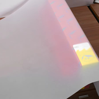 Rollo de papel de calco semitransparente natural 53g/73G diseñado para trazadores de 2 pulgadas para fabricación de planchas de impresión industrial