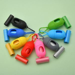 Distributeur de sacs à déjections pour animaux de compagnie en forme de pingouin, couleur unie, écologique, avec barrière anti-odeur, pack combiné - Product Image 2