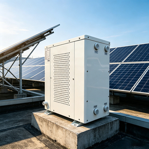 Pompe à chaleur géothermique à source terrestre avec onduleur 10-40 kW, WiFi, alimentation électrique et solaire, haute efficacité pour usage domestique extérieur - Product Image 5