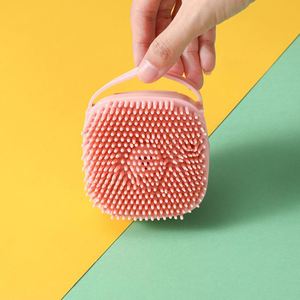 Best Selling Products <b>Pet</b> Cleaning Bath Supplies <b>Pet</b> Massage <b>Brush</b> Shampoo Dispenser Dog Bath <b>Brush</b> - Product Image 4