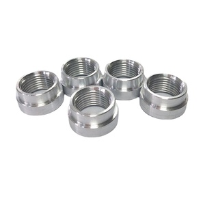 Écrou à souder multifonction en aluminium 1/4, 1/2, 3/8, 1/8, 3/4 NPT, M16, M18 fileté, aluminium de haute qualité <span class=keywords><strong>6061</strong></span> - Product Image 1