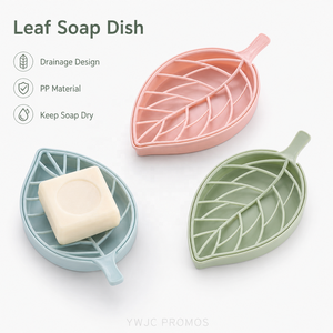 <span class=keywords><strong>Porte</strong></span>-<span class=keywords><strong>savon</strong></span> auto-drainant en forme de feuille, antidérapant, avec ventouse, pour salle de bain et cuisine, OEM - Product Image 1