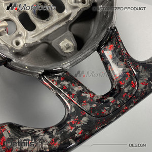 Volante de fibra de carbono forjado a medida para Dodge Charger Challenger SRT Hellcat para Jeep Grand Cherokee Trackhawk 2014-2023 - Product Image 4