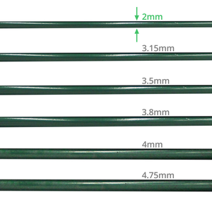 Clôture en treillis galvanisé et recouvert de PVC, facilement tissable, pour sécurité extérieure, avec portail et caractéristiques d'intimité, cadre en <span class=keywords><strong>bois</strong></span> et plastique - Product Image 2