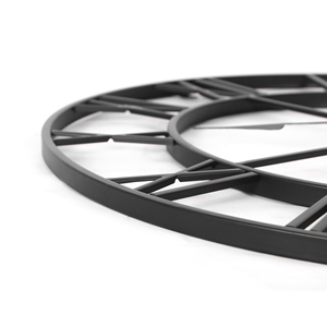 INFINITY TIME Design contemporaneo 30 "orologio <span class=keywords><strong>da</strong></span> <span class=keywords><strong>parete</strong></span> rotondo in metallo nero per soggiorno orologio <span class=keywords><strong>da</strong></span> <span class=keywords><strong>parete</strong></span> in metallo enorme - Product Image 5