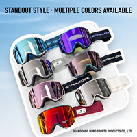 Nouvelles lunettes de ski professionnelles pour adultes, monture intégrale en TPU améliorée, fixation magnétique, anti-buée, double lentille, dégagement rapide