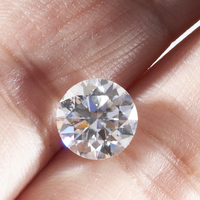 Prix de gros pas cher Moissanite pierre en vrac 5mm-11mm D ronde Moissanite VVS1 pierres GRA Moissanite pour la fabrication de bijoux