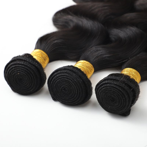 Extensions de cheveux humains bruts indiens non traités, cuticules alignées, 100 % cheveux Remy, double trame, tissage à la machine - Product Image 5