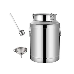 Factory Price Seal Lids Cooling Tank 25L Milk Tank Stainless Steel Insulation Barrel Milk Cans