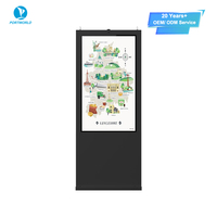 55 Zoll Werbebildschirm Digitale Beschilderung Kiosk LCD-Tafel