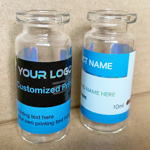 Etiqueta Autoadhesiva Personalizada con Impresión en Color Azul, Etiqueta Holográfica Láser para Botellas, Etiquetas para Frascos de 10 ml - Product Image 4