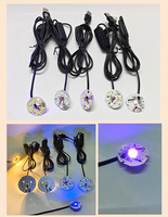 Mini Lámpara LED Moderna de 5V y 3W, Fuente de Luz de un Solo Color/Doble/Siete Colores, Lámpara de Escritorio DIY, Cable USB Regulable con Interruptor