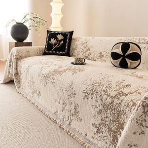 Feiyang Plush Sofa Cover French Style Fuzzy Yarn <b>Pad</b> Type Anti-Cat <b>Scratch</b> General Use - Product Image 1