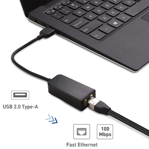 USB 2,0 10/100Mbps RJ45 LAN adaptador de red Ethernet blanco - Product Image 2