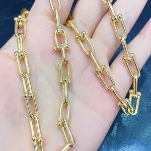 Hot Selling Fine Au750 Gold Necklace Solid 18K Gold Jewelry Wholesale Real Gold Chain 18k For Men