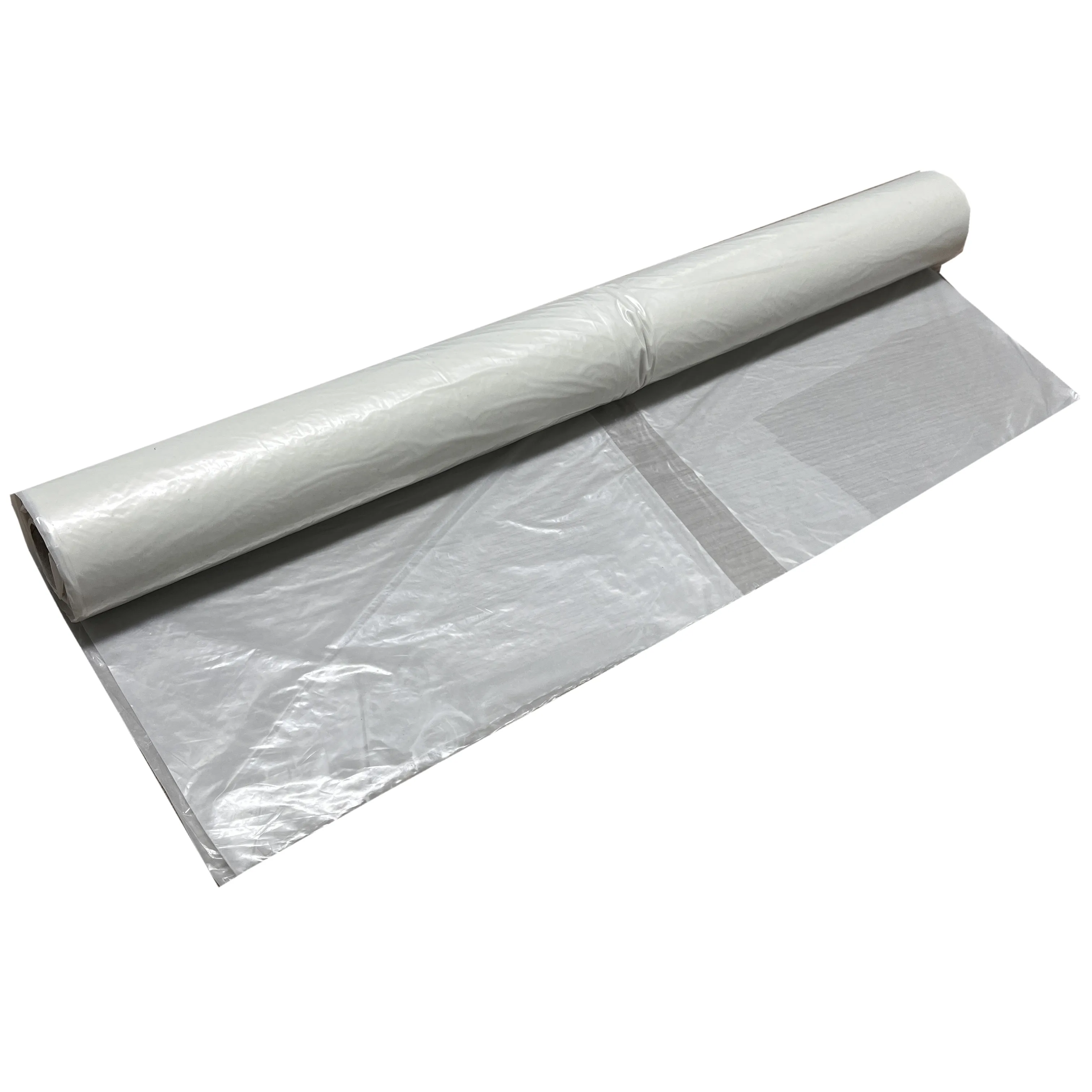 LDPE riciclato da 6mil a 10mil Film da costruzione in plastica costruttori Film Poly Sheeting Roll 10ft x 100ft