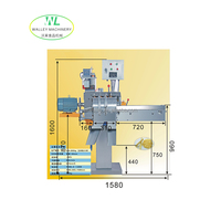 Fabrieksleveringsprijs Walley SCY-400 Automatische Zoete Maïs Dorsmachine Motor 1.5kw voor Groenteverwerkingsbedrijf Maïs