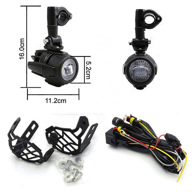 Светодиодные противотуманные фары для Мотоцикла BMW, запчасти для мотоцикла, противотуманные фары, защитные накладки, прожекторная крышка, противотуманные фары для BMW R1200GS F800GS