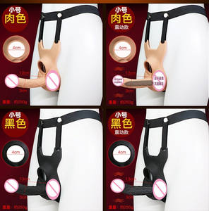 <span class=keywords><strong>Sexy</strong></span> Spielzeug für Frauen Mann Großhandel Gute Qualität Wasserdichter Strap-On Doppel dildo mit Loch Vagina und Anal Plug - Product Image 3