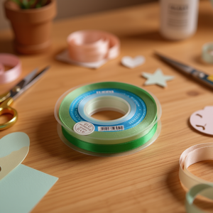 Nastro in Raso Ilan 1,0m 25y Verde, Materiali per Artigianato - Product Image 3