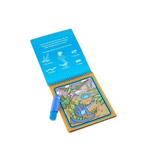 Libro de Colorear con Agua Mágica, Juguete Educativo para Niños de 5 a 7 Años, Reutilizable y Ecológico - Product Image 1