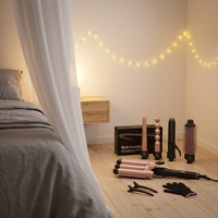 Pengeriting Rambut Multifungsi All In One Styling Hair Curler dengan Kepala yang Dapat Diganti OEM untuk Salon, Rumah, Hotel, dan Pemotretan Fashion
