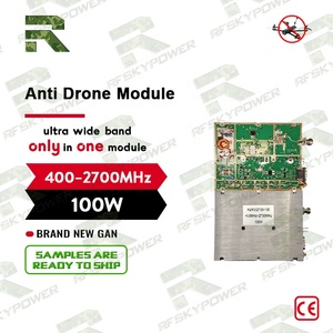 Amplificateur de <span class=keywords><strong>signal</strong></span> 400 MHz-2700 MHz 100 W, défense contre les drones, module de brouillage RF contre les drones, anti-interférences - Product Image 1