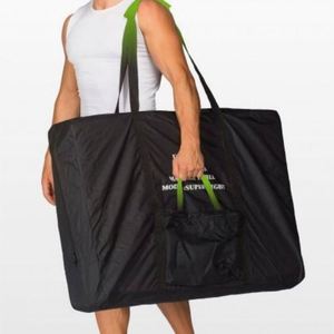 Étui de transport pliable, universel, réglable et économique BSCI, en tissu noir, pour tables de massage portables - Product Image 5
