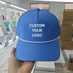 <span class=keywords><strong>Gorra</strong></span> de Golf/Béisbol Personalizada de Alta Calidad con Logotipo Bordado de 5 Paneles, Secado Rápido, Orificios Cortados con Láser y Cuerda, para Hombre y Mujer - Product Image 3