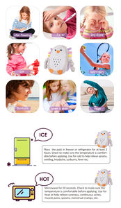 Sabuk Perut Bayi untuk Meredakan Gas dan Kolik Bantalan Pemanas Herbal yang Dapat Disesuaikan untuk Meredakan Kolik Perut Bayi Baru Lahir - Product Image 4