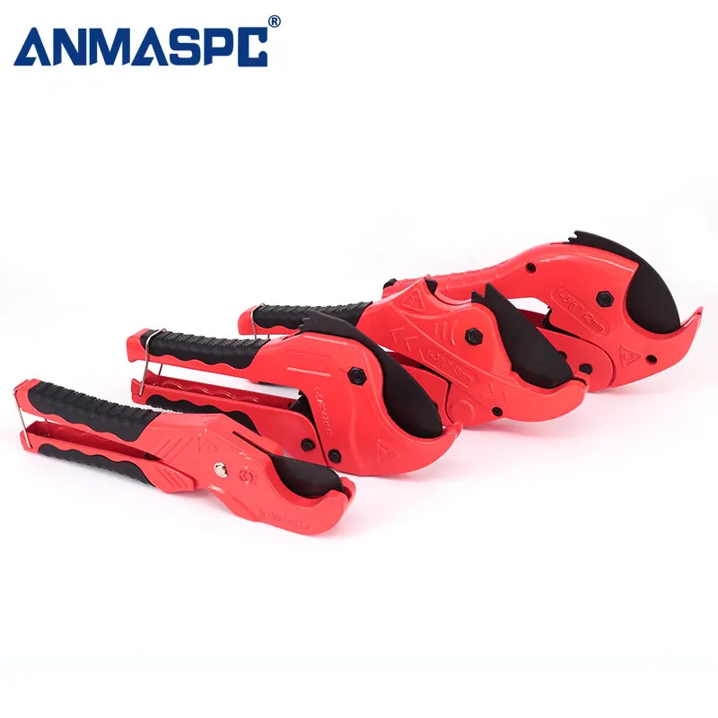 ANMASPC haute qualité vert/rouge SK5 acier PVC/PP/HDPE Tube en plastique coupe-tuyau poignée outil pour la maison ou le chantier de construction utilisation