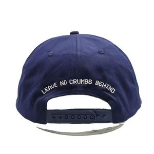 Low MOQ Custom 5 Panel Flat Brim Cotton Embroidery Unstructured Snapback <b>Hats</b> - Product Image 4