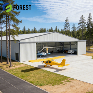 Hangar de Acero Resistente para Aviones, Estructura Ignífuga para Mantenimiento de Helicópteros, Listo para Enviar - Product Image 1