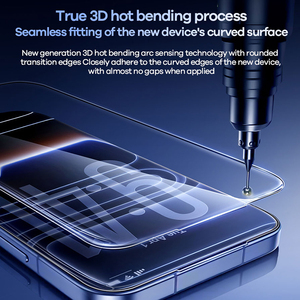 REMAX GL-20 3D Hot Bending Curved Edge 0.33mm Ultra Thin Wholesale 9H Tempered Glass Screen Protector for <strong>iPhone</strong> 16 17 Pro Max - Product Image 4