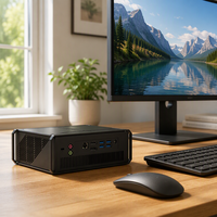 Mini PC de bureau CoreBox Intel Core I5 16 Go de RAM 512 Go de SSD Ordinateur de bureau compact et peu encombrant