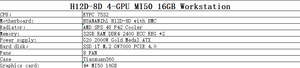 Station de travail IA 4× MI50 16 Go - Serveur d'inédition et de réglage fin des modèles LLM/Coder DeepSeek - Product Image 2