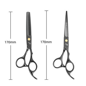 Kéo cắt tóc chuyên nghiệp cao cấp bằng thép không gỉ, kéo tạo kiểu thẳng, thân thiện với môi trường, sắc bén, dùng cho thợ cắt tóc và làm đẹp - Product Image 6