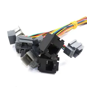 RJ11/RJ12/RJ45 616E 623k 616M 641D Adapter Steckdose für Internet Telefon mit Kabel 15 cm