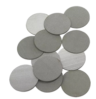 Filter Disc Kawat Sinter Baja Tahan Karat Bulat Multilayer untuk Filtrasi Polimer Ekstruder Plastik